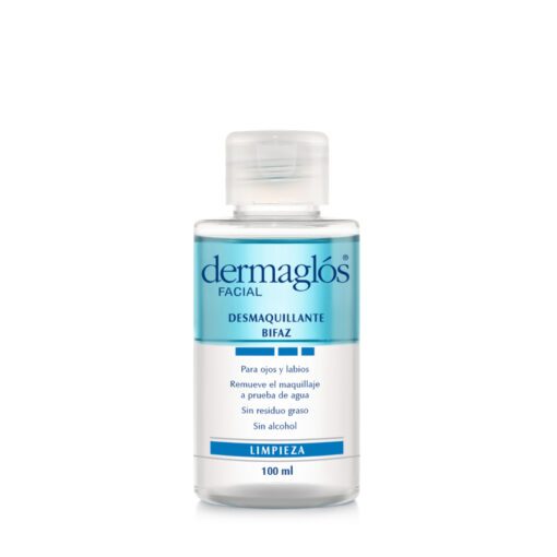 DERMAGLOS DESMAQUILLANTE BIFAZ DE OJOS LOCIÓN x100 ml