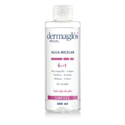 DERMAGLOS FACIAL AGUA MICELAR 6 EN 1 400 ML
