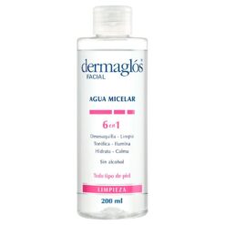 DERMAGLOS AGUA MICELAR 6 en 1 x200 ml